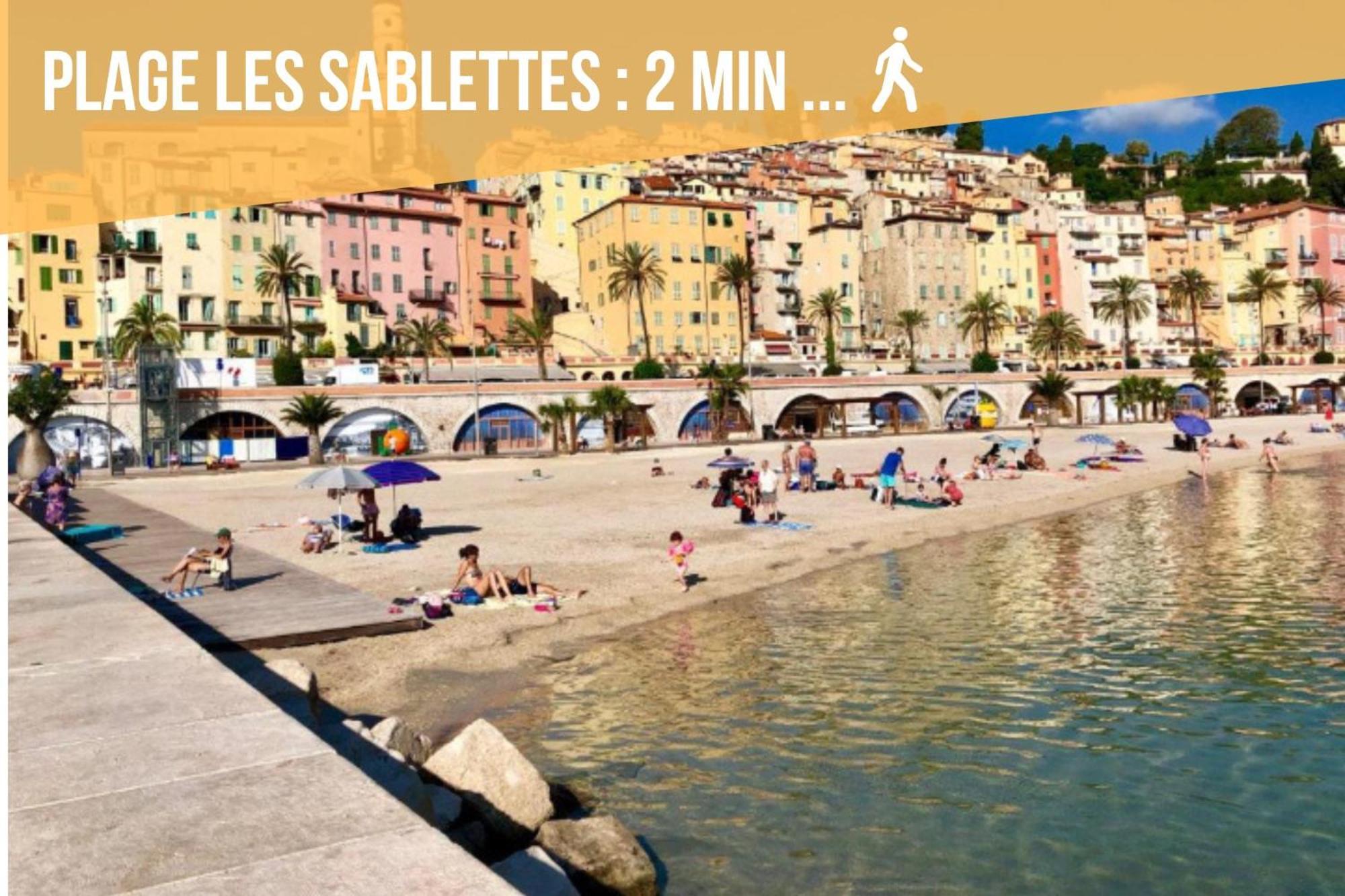 Ou Mentounasc - Duplex Vieille Ville Menton - Free Parking Kültér fotó