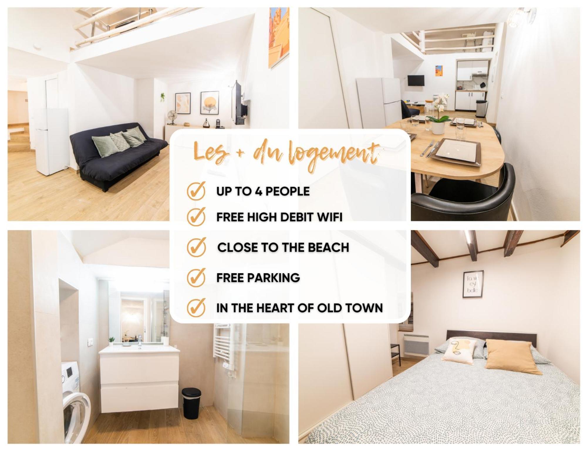 Ou Mentounasc - Duplex Vieille Ville Menton - Free Parking Kültér fotó